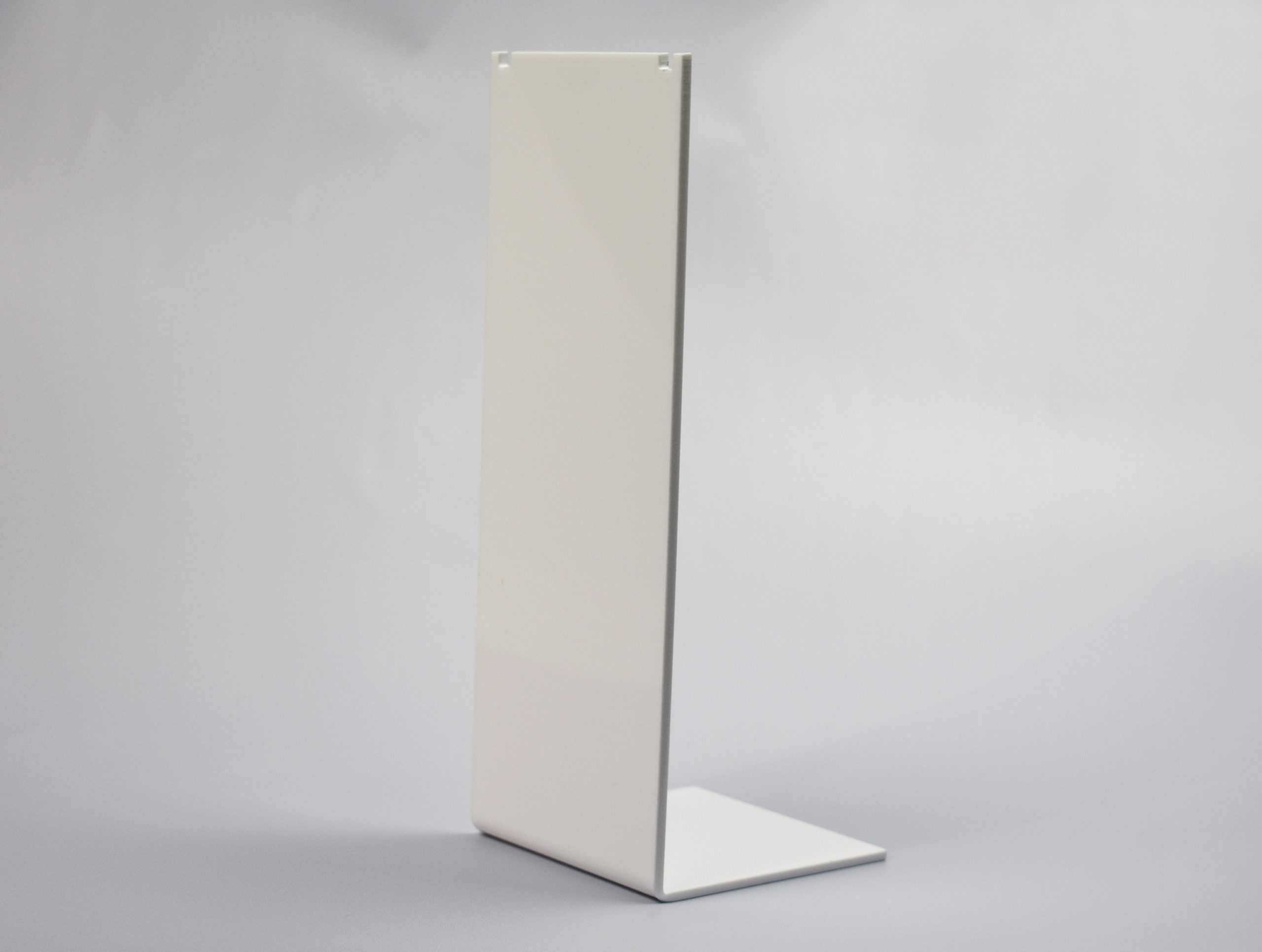 Necklace Display Stand. Tall Rectangle. White 1 Necklace Display Stand. Tall Rectangle. White