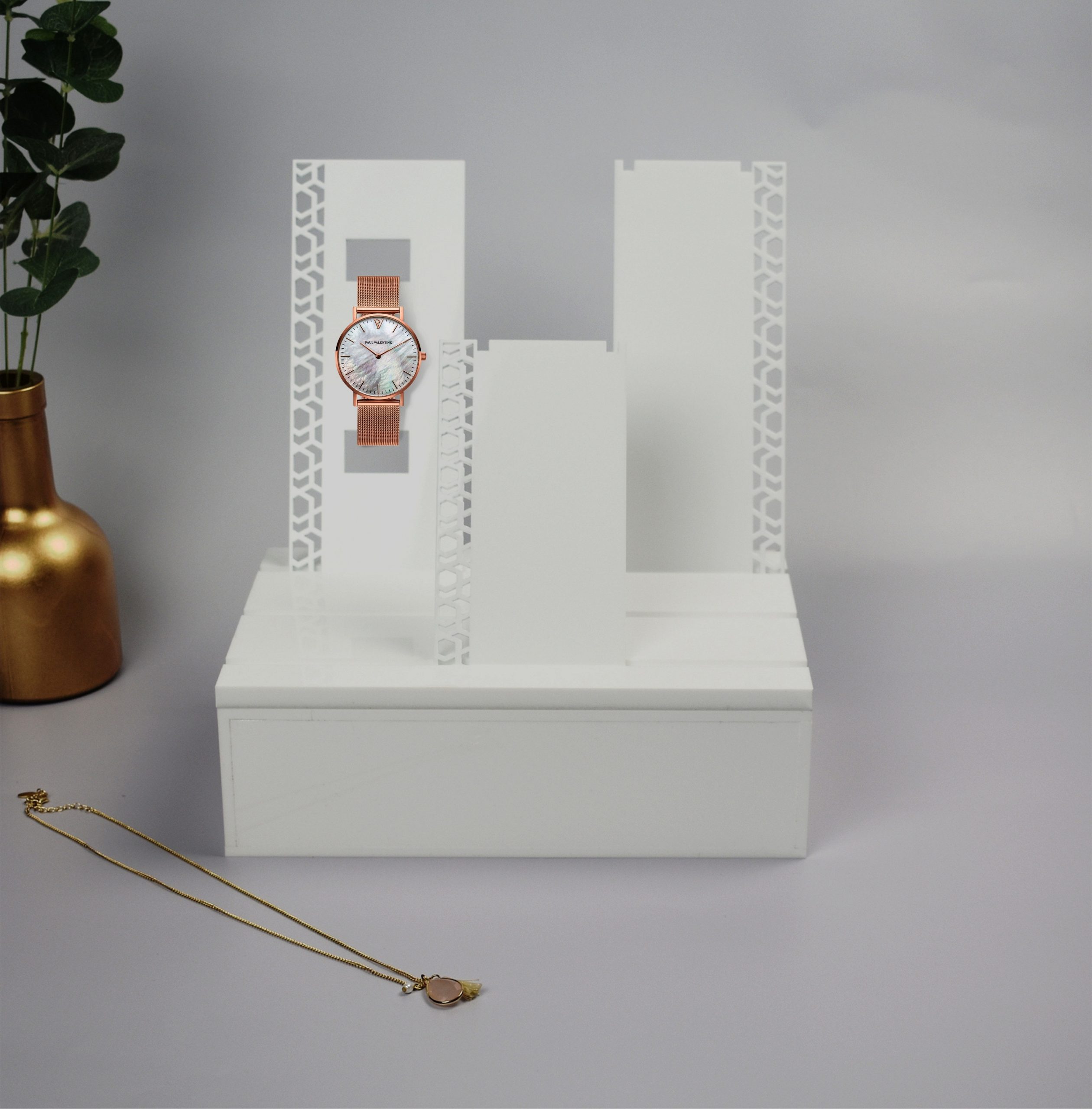 Necklace Display Stand. Short. White 3 Necklace Display Stand. Short. White - Image 3