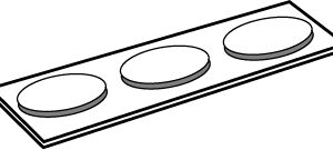 Self Adhesive Pads: 18mm Diameter (Pack of 100)