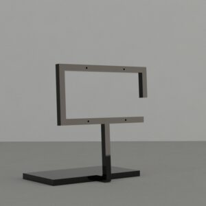 Earring Display Stand. Rectangle. Black