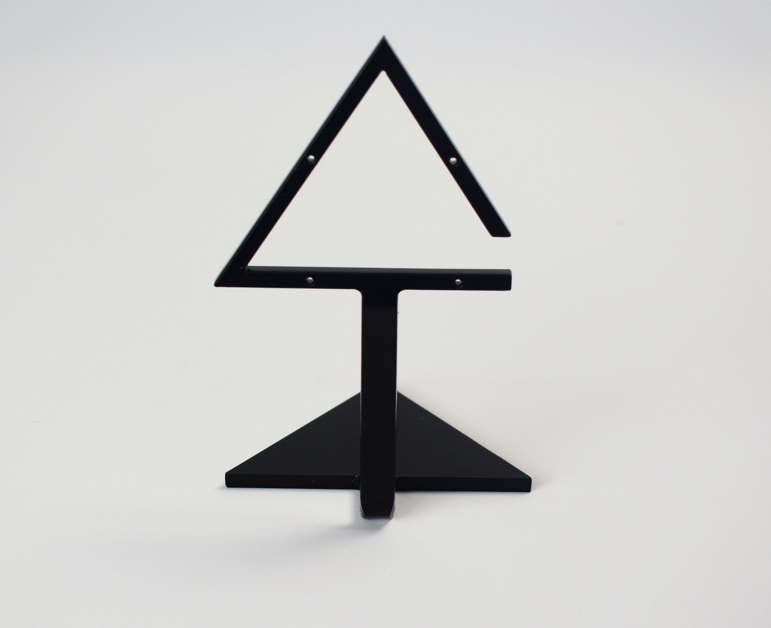 Earring Display Stand. Triangle. Black 1 Earring Display Stand. Triangle. Black