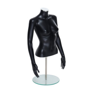 R370B - Female Torso - Black - Front Left