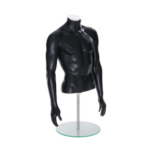 R372B - Male Torso - Black - Front Left