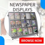 Newspaper Display Stands for in-store or forecourt displays