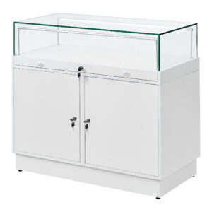 R2713W - Counter Display Case - Rear Angle