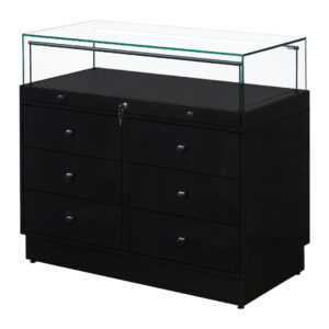 R2714B - Counter Display Case - Rear Angle