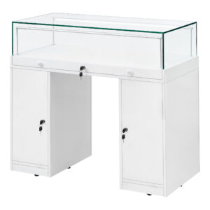 R2721W - Counter Display Case - Rear Angle