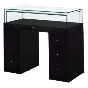 R2722B - Counter Display Case - Rear Angle