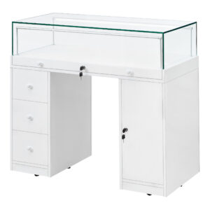 R2723W - Counter Display Case - Rear Angle