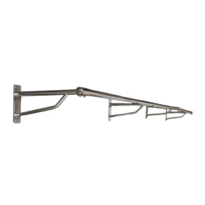 R61-30-CH - 3000mm Wall Mount Hanging Rail Kit - Chrome