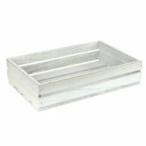 Gadsby TR228 Large White Wooden Crate