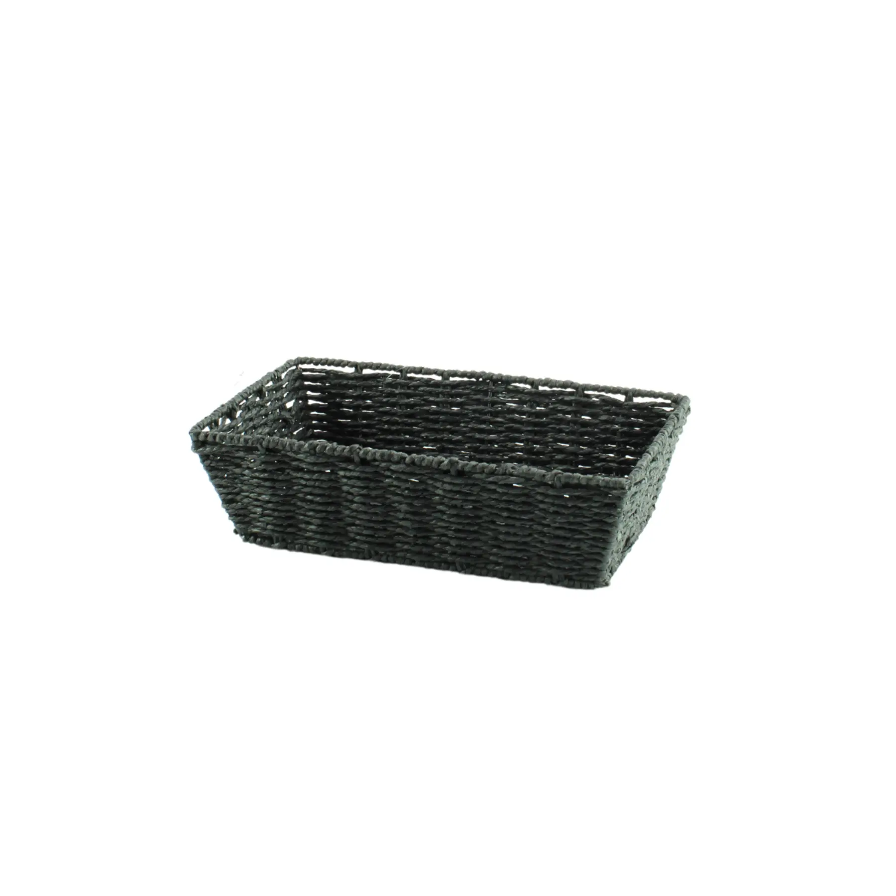 TR250 - Small Black Paper Rope Tray 3 Gadsby TR250 Small Black Paper Rope Tray - Right