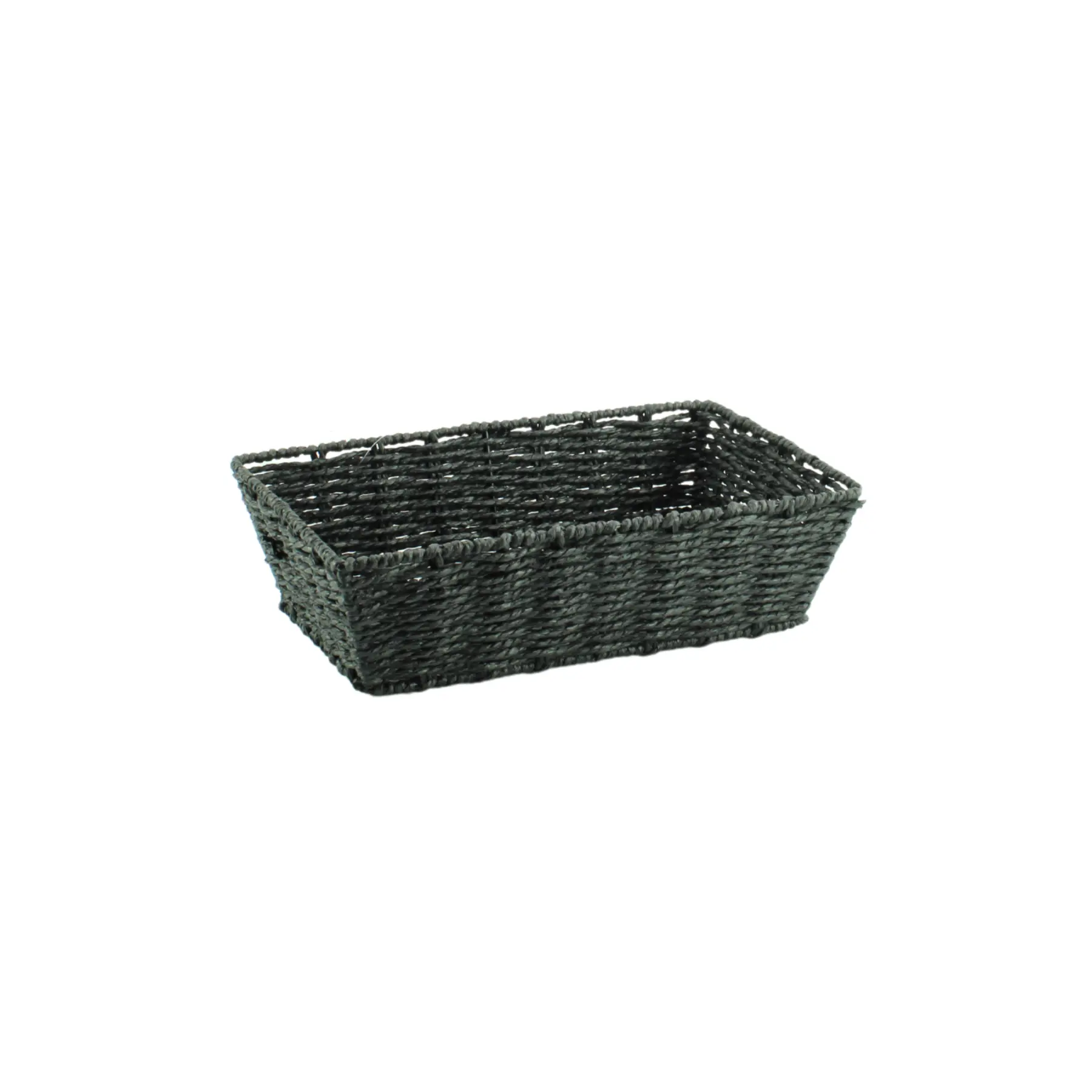 TR250 - Small Black Paper Rope Tray 1 Gadsby TR250 Small Black Paper Rope Tray