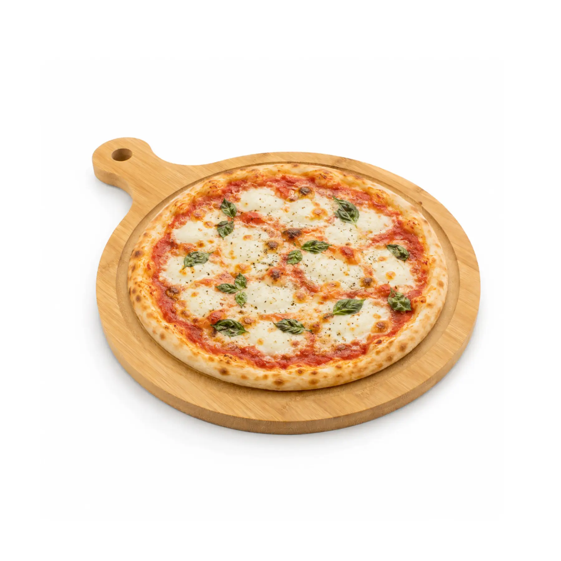 SP236 - Round Bamboo Pizza Board 3 SP236 - Round Bamboo Pizza Board (Detail)
