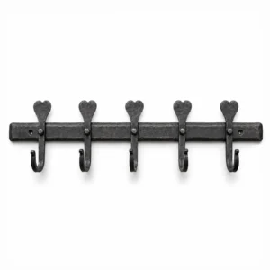 SP413 - 5 Heart Hook Wrought Iron Rail
