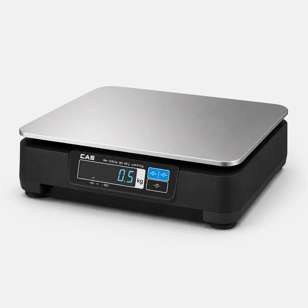 CAS PDN Series Weighing Scales - 15kg with Dual Display 2 CAS PDN Scales with Dual Display